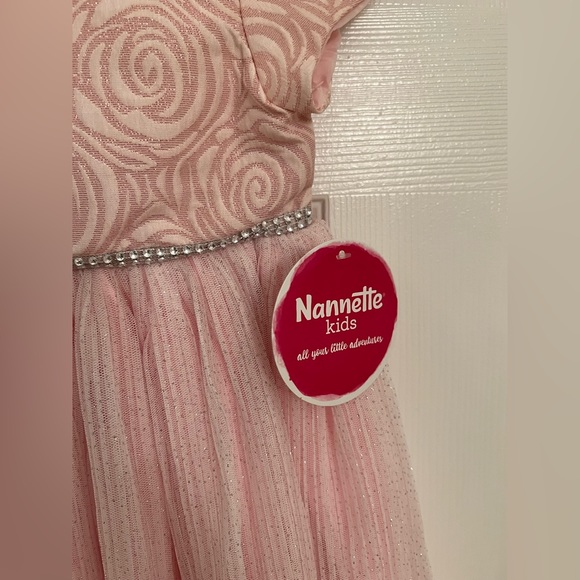 Precious Rose capped sleeve sparkle princess dress - Picture 9 of 9